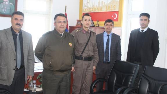 İlçe Jandarma Komutanı Ziyareti